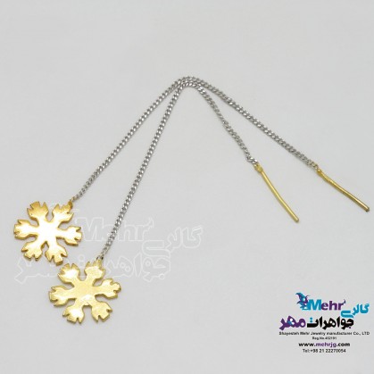 Gold Earring - Snow Design-SE0171